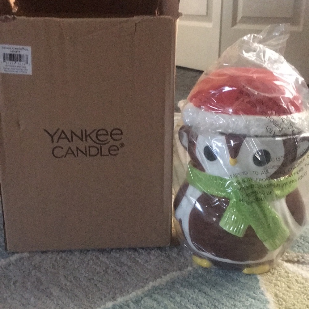 Yankee Candle holiday woodland owl cookie jar